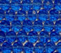 Royal Blue 6mm Faceted Round Glass Beads